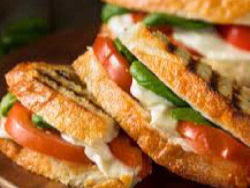 Sándwich caprese