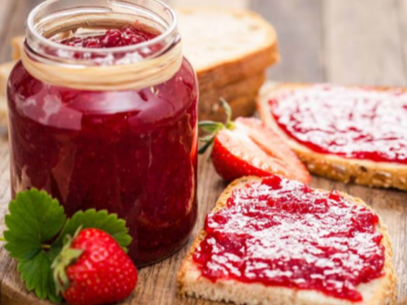 Tostadas con mermelada